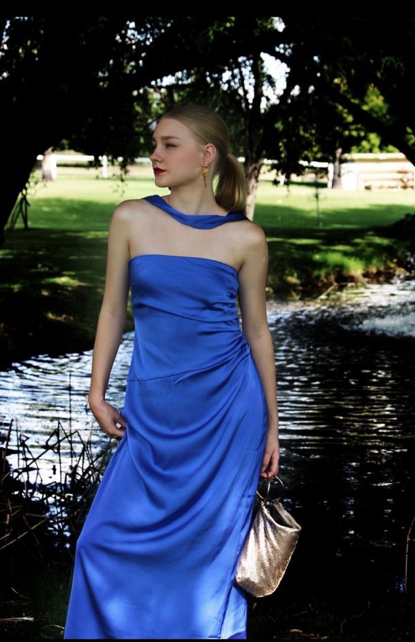 LEXI <p> DOMINIC DRESS - COBALT </p>Size 10